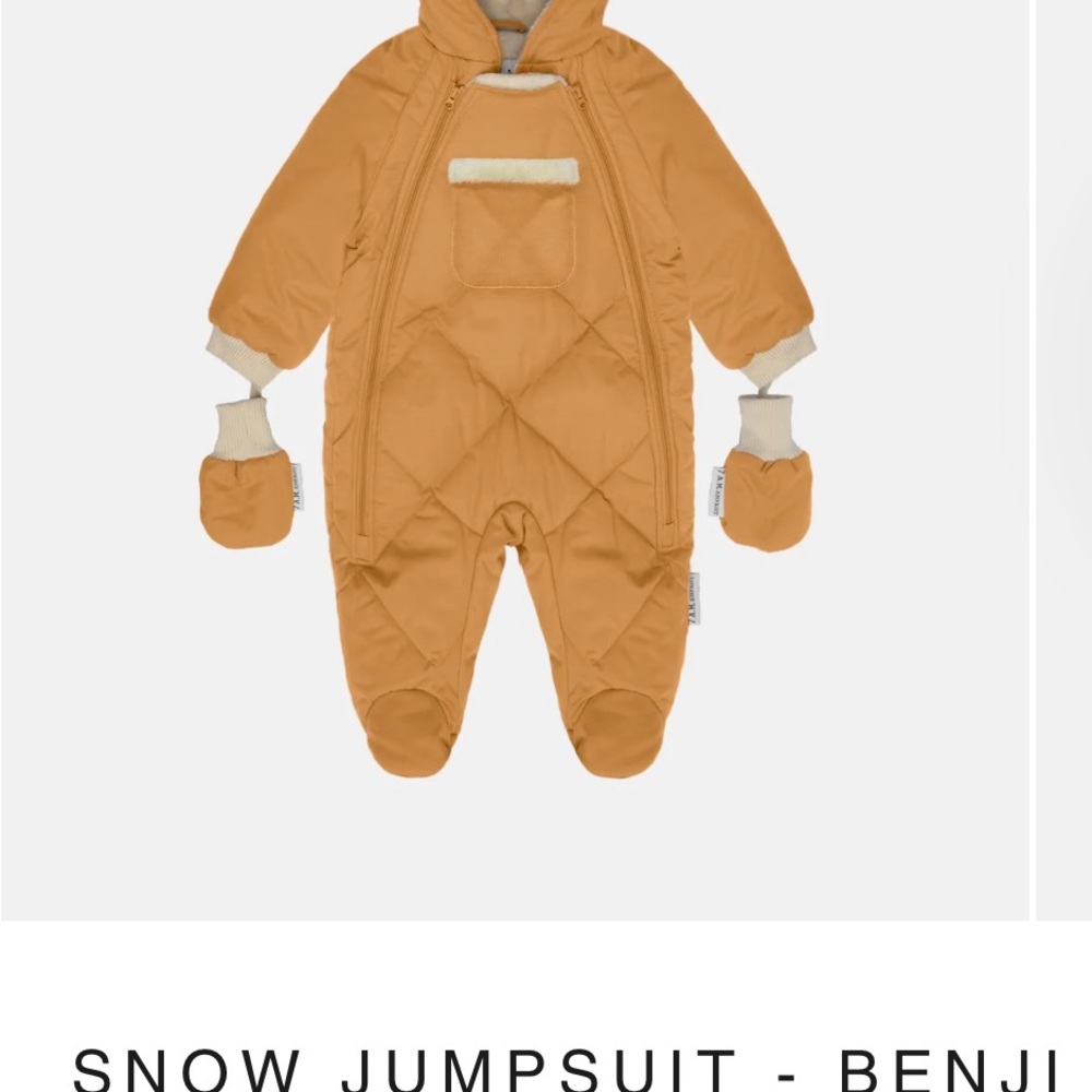 7am Enfant Tan Snow Jumpsuit